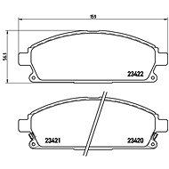 BREMBO Brake pad set P 56 040 - Brake Pads