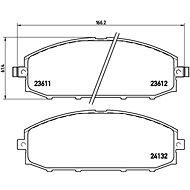 BREMBO Brake pad set P 56 041 - Brake Pads