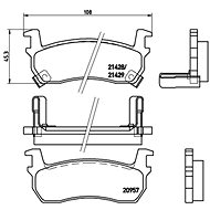 BREMBO Brake pads P 56 057 - Brake Pads