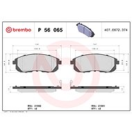 BREMBO Brake pad set P 56 065 - Brake Pads