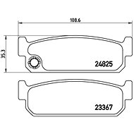 BREMBO Brake pad set P 56 067 - Brake Pads