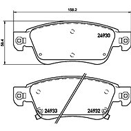 BREMBO Brake pad set P 56 080 - Brake Pads