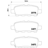 BREMBO Brake pad set P 56 087 - Brake Pads