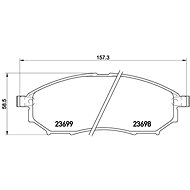 BREMBO Brake pad set P 56 094 - Brake Pads
