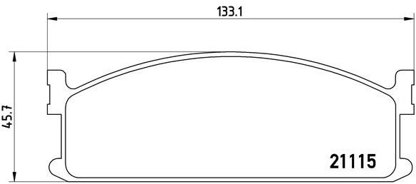 BREMBO Brake pads P 59 008 - Brake Pads