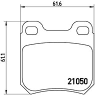 BREMBO Brake pad set P 59 014 - Brake Pads