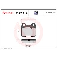BREMBO Brake pad set P 59 018 - Brake Pads