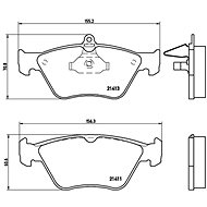 BREMBO Brake pad set P 59 019 - Brake Pads