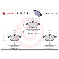 BREMBO Brake pad set P 59 022 - Brake Pads