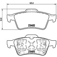 BREMBO Brake pad set P 59 044 - Brake Pads
