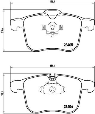 BREMBO Brake pad set P 59 049 - Brake Pads