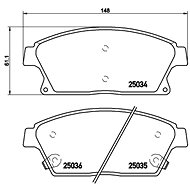 BREMBO Brake pad set P 59 077 - Brake Pads