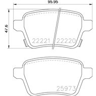 BREMBO Brake pad set P 59 086 - Brake Pads