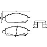 BREMBO Brake pad set P 59 088 - Brake Pads