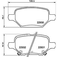BREMBO Brake pad set P 59 099 - Brake Pads