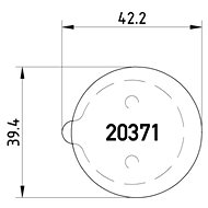 BREMBO Brake pad set, parking brake P 61 014 - Brake Pads
