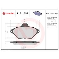 BREMBO Brake pad set P 61 053 - Brake Pads