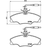 BREMBO Brake pad set P 61 056 - Brake Pads