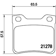 BREMBO Brake pad set P 61 058 - Brake Pads