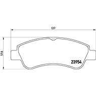 BREMBO Brake pad set P 61 066X - Brake Pads