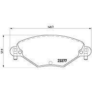 BREMBO Brake pad set P 61 071 - Brake Pads