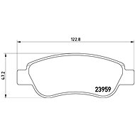BREMBO Brake pad set P 61 081 - Brake Pads