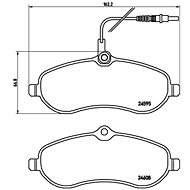 BREMBO Brake pad set P 61 096 - Brake Pads
