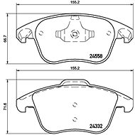 BREMBO Brake pads P 61 117X - Brake Pads