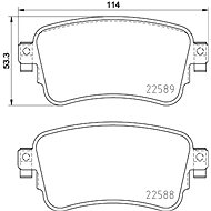 BREMBO Brake pad set P 61 133 - Brake Pads
