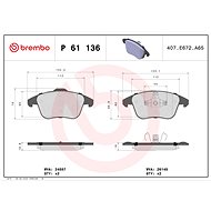 BREMBO Brake pad set P 61 136 - Brake Pads