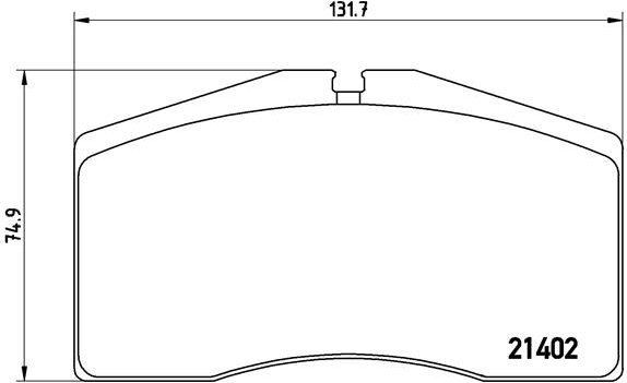 BREMBO Brake pad set P 65 006 - Brake Pads