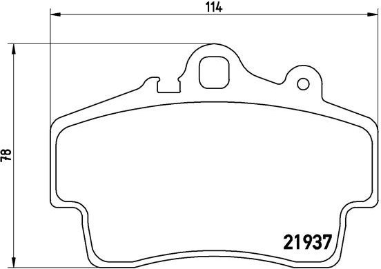 BREMBO Brake pad set P 65 007 - Brake Pads