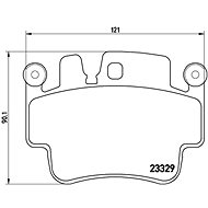 BREMBO Brake pad set P 65 009 - Brake Pads