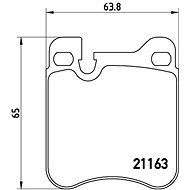 BREMBO Brake pad set P 65 010 - Brake Pads