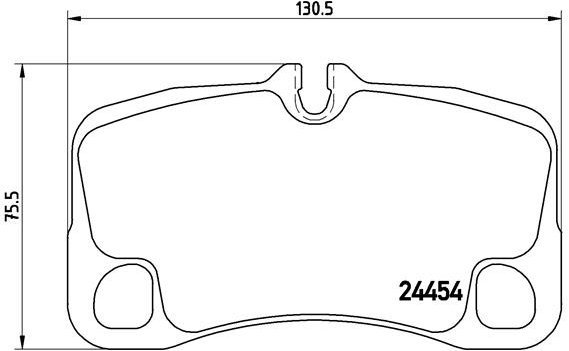 BREMBO Brake pad set P 65 013 - Brake Pads