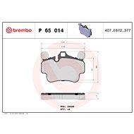BREMBO Brake pad set P 65 014 - Brake Pads