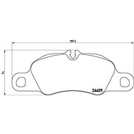 BREMBO Brake pad set P 65 019 - Brake Pads