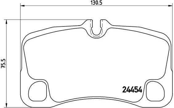 BREMBO Brake pad set P 65 022 - Brake Pads