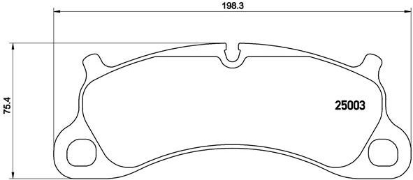 BREMBO Brake pad set P 65 025 - Brake Pads
