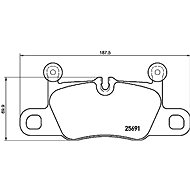 BREMBO Brake pad set P 65 031 - Brake Pads