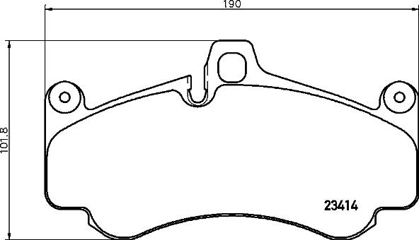 BREMBO Brake pad set P 65 032 - Brake Pads