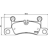 BREMBO Brake pad set P 65 042 - Brake Pads