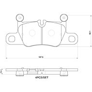 BREMBO Brake pads P 65 044 - Brake Pads