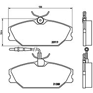 BREMBO Brake pad set P 68 014 - Brake Pads