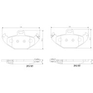 BREMBO Brake pad set P 68 021 - Brake Pads