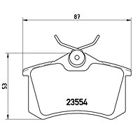 BREMBO Brake pad set P 68 024 - Brake Pads