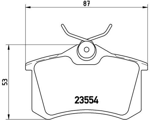 BREMBO Brake pad set P 68 024X - Brake Pads