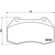 BREMBO Brake pad set P 68 036 - Brake Pads