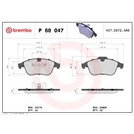 BREMBO Brake pad set P 68 047 - Brake Pads