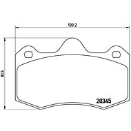 BREMBO Brake pad set P 68 051 - Brake Pads